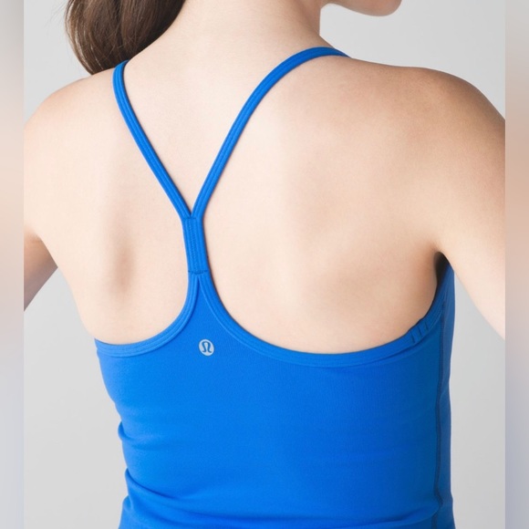 lululemon athletica Tops - Lululemon Power Y Tank (luon) pipe dream blue